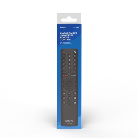 SAVIO PILOT UNIWERSALNY/ZAMIENNIK DO XIAOMI TV, SMART TV RC-17