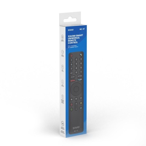 SAVIO PILOT UNIWERSALNY/ZAMIENNIK DO XIAOMI TV, SMART TV RC-17