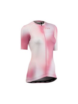 Koszulka rowerowa NORTHWAVE Blade Woman Jersey S/s rĂłĹĽowy - S