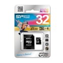 Silicon Power Karta pamięci Silicon Power microSDHC Elite 16GB CL10 UHS-1 (U1) + ADAPTER microSD-SD (SP016GBSTHBU1V10SP)