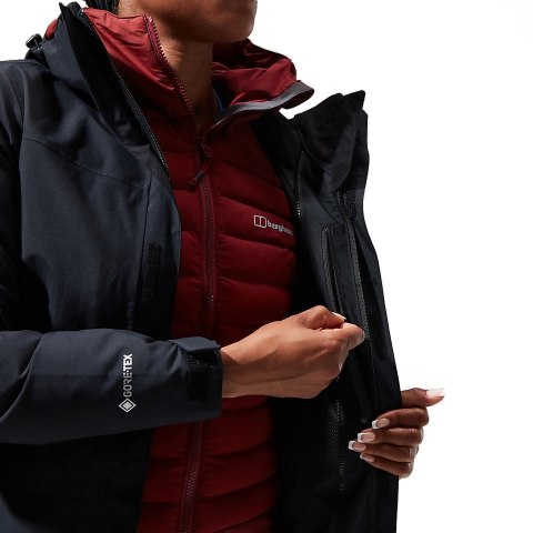 Kurtka damska z membraną Berghaus Hillwalker InterActive Shell rozmiar S, czarna