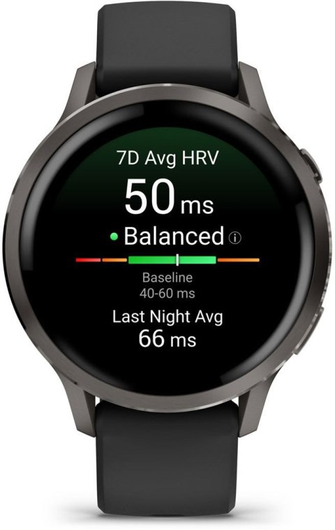 Venu 4 41 mm Czarny GARMIN Android Czarny