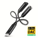AXAGON AXAGON | ADA-HCPD USB-C - Hi-Res DAC Audio Adapter PD, 60W