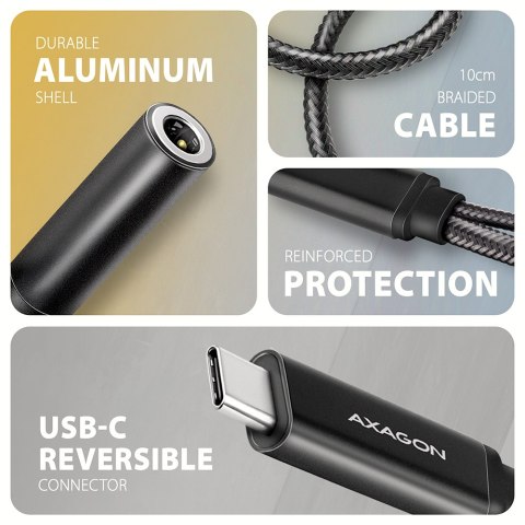 AXAGON AXAGON | ADA-HCPD USB-C - Hi-Res DAC Audio Adapter PD, 60W