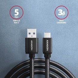 AXAGON AXAGON Data and charging USB 3.2 Gen 1 cable, 1 m | BUCM3-AM10AB | USB Type A - USB Type C