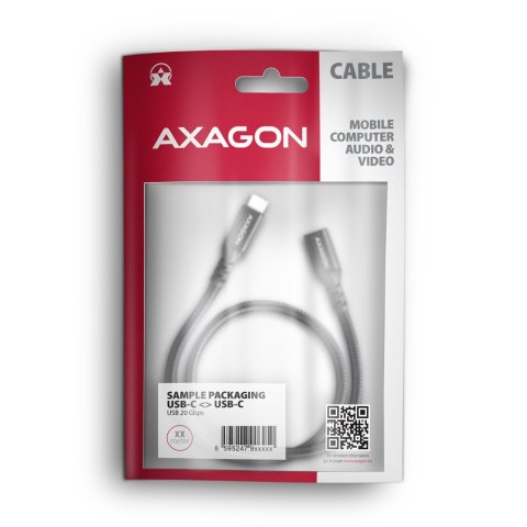 AXAGON AXAGON Extension USB 20Gbps Cable | BUCM32-CF15AB | USB Type-C to USB Type-C