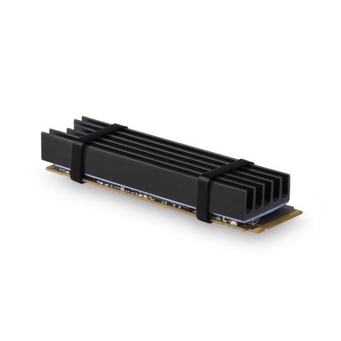 AXAGON AXAGON Passive aluminum heatsink for all M.2 SSDs, size 2280, high 10 mm | CLR-M2L10