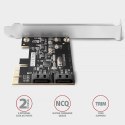 AXAGON AXAGON Two-channel SATA III PCI-Express controller with two internal SATA port outputs | PCES-SJ2