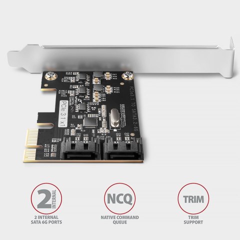 AXAGON AXAGON Two-channel SATA III PCI-Express controller with two internal SATA port outputs | PCES-SJ2