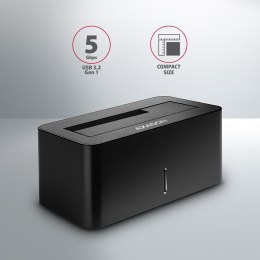 AXAGON AXAGON | USB 3.0-1x SATA 6G HDD Dock Station, Black | ADSA-SN