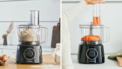 Bosch Bosch | Food Processor MultiTalent 3 Plus | MCM3PM386 | 900 W | Number of speeds 2 | Bowl capacity 2.3 L | Black/Stainless steel