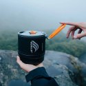 Zestaw do gotowania Jetboil Trailcook 1.2L - carbon (palnik gazowy, garnka 1,2L, pokrywka, podstawka pod kartusz)