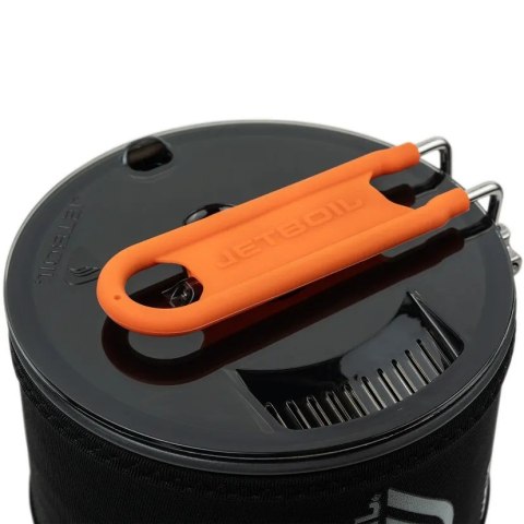 Zestaw do gotowania Jetboil Trailcook 1.2L - carbon (palnik gazowy, garnka 1,2L, pokrywka, podstawka pod kartusz)