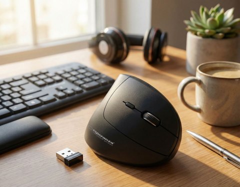 EM133 Esperanza mysz wertykalna bezprz. 2.4ghz 6d opt. usb corvus