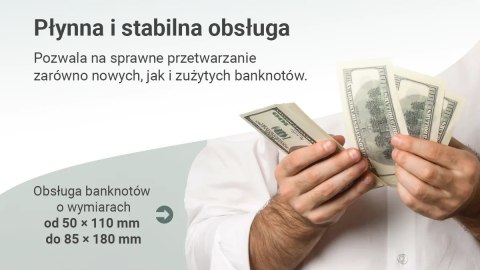 Extralink LockStar MG X-300 | Profesjonalna liczarka nominałowa do banknotów | UV, IR