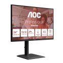 AOC E4 X24E4U monitor komputerowy 61 cm (24") 1920 x 1200 px Full HD LED Czarny