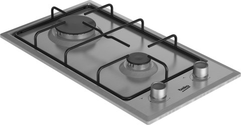 Beko HDCG 32220 FX Stal nierdzewna Wbudowany 29 cm Gaz 2 stref(y)