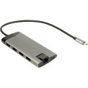 Inter-Tech GDC-802 Przewodowa USB 3.2 Gen 1 (3.1 Gen 1) Type-C Szary