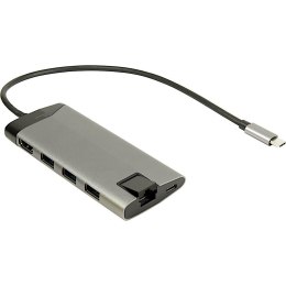 Inter-Tech GDC-802 Przewodowa USB 3.2 Gen 1 (3.1 Gen 1) Type-C Szary