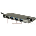 Inter-Tech GDC-802 Przewodowa USB 3.2 Gen 1 (3.1 Gen 1) Type-C Szary