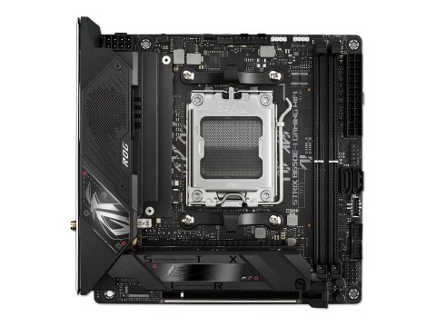 Asus Asus | ROG STRIX B650E-I GAMING WIFI | Rodzina procesorów AMD | Gniazdo procesora AM5 | DDR5 DIMM | Gniazda pamięci 2 | Obsługiw