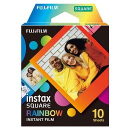 Fujifilm Fujifilm | Instax Square Rainbow (10) Film Instant | 72 x 86 mm | Obszar Obrazu 2.4 x 2.4