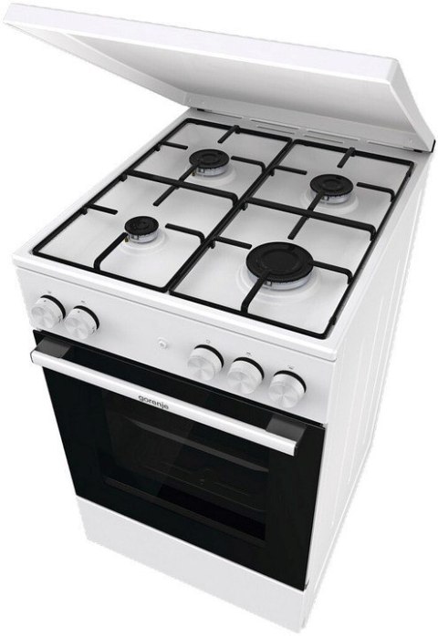 Kuchnia gazowa GORENJE GG5A14WJ | piekarnik gazowy | 70 l | 4 palniki | biały