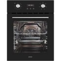 Piekarnik elektryczny do zabudowy MPM-45-BO-22 45 cm czarny, termoobieg, funkcja grill