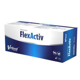 VetFood FlexActiv na stawy dla psa i kota 120 kapsułek