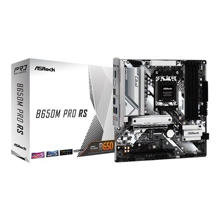 ASRock Płyta główna ASRock B650M PRO RS - Najnowszy model z serii B, zapewniający niezawodność i wydajność. Idealna do zastosowań domow