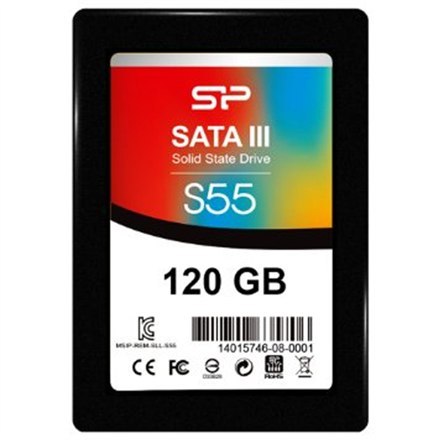 Silicon Power Dysk SSD Silicon Power Slim S55 120 GB SATA | Prędkość odczytu 550 MB/s | Prędkość zapisu 420 MB/s | Gwarancja 36 m-c