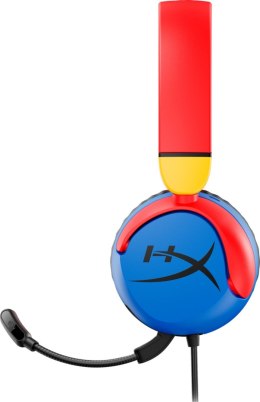Słuchawki z mikrofonem Na głowę Na pałąku HYPERX Cloud Mini Niebiesko-Czerwone (1.2m /3.5 mm minijack wtyk/Wielokolorowy)