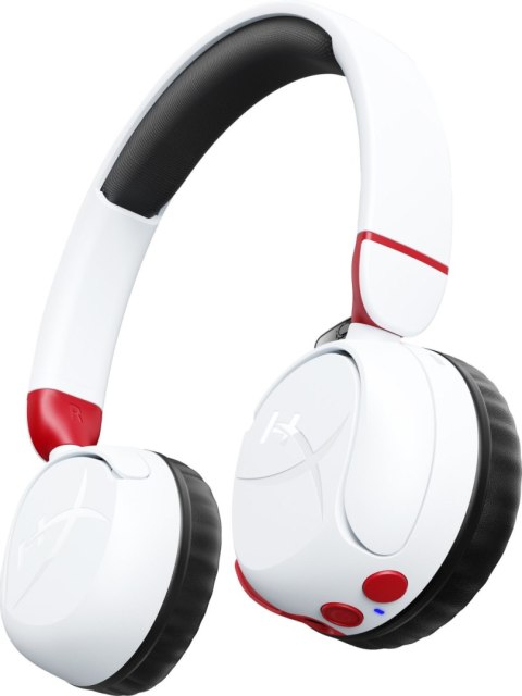 Słuchawki z mikrofonem Na głowę Na pałąku HYPERX Cloud Mini Wireless Białe (1.35m /3.5 mm minijack wtyk/Biało-czarny)
