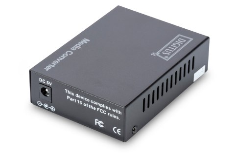 Digitus DN-82020-1 konwerter sieciowy 100 Mbit/s 1310 nm Multifunkcyjny Czarny