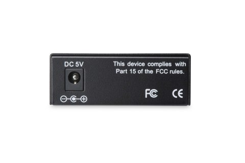 Digitus DN-82020-1 konwerter sieciowy 100 Mbit/s 1310 nm Multifunkcyjny Czarny