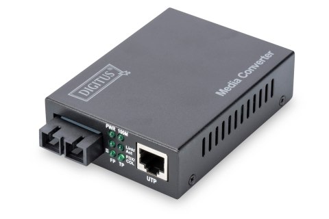 Digitus DN-82020-1 konwerter sieciowy 100 Mbit/s 1310 nm Multifunkcyjny Czarny