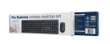 GEMBIRD BEZPRZEWODOWY ZESTAW KLAWIATURY + MYSZ SILENT KEY PRO BUSINESS, CZARNY, UKŁAD US