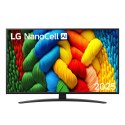 LG NanoCell AI 43NANO81A6A 109,2 cm (43") 4K Ultra HD Smart TV Wi-Fi Czarny