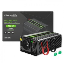 Qoltec Monolith adapter zasilający/ inwentor Automatyczna 600 W