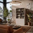 Regał LIVERTI 100x42x171 kaszmir