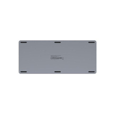 UNITEK D1092A klawiatura USB Amerykański międzynarodowy Szary