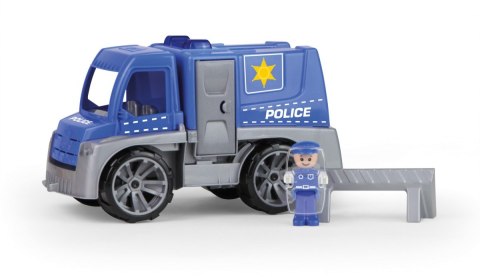 Samochód policja z akcesoriami w pudełku truxx