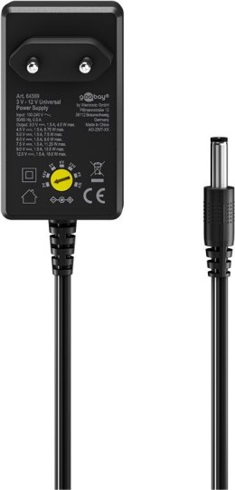 Goobay Goobay Universal Power Supply 3 V - 12 V, Max. 18 W