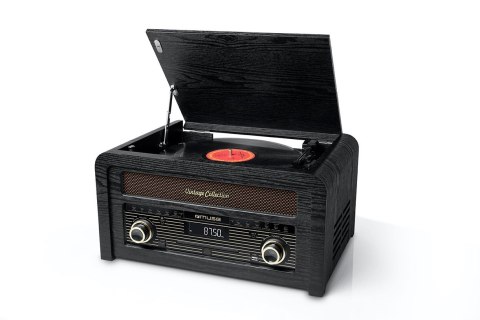 Muse Muse | MT-115W | Mikrosystem gramofonowy | Port USB | Wejście AUX | Odtwarzacz CD | Radio FM | Połączenie bezprzewodowe