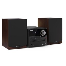 Sharp Sharp XL-B512(BR) Mikrosystem Hi-Fi, CD/FM/USB/Bluetooth v5.0, 45W, brązowy Sharp | Mikrosystem Hi-Fi | XL-B512(BR) | Port USB |