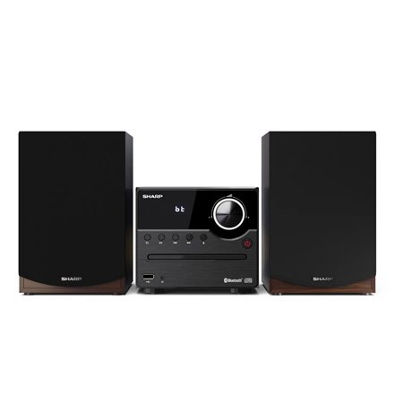 Sharp Sharp XL-B512(BR) Mikrosystem Hi-Fi, CD/FM/USB/Bluetooth v5.0, 45W, brązowy Sharp | Mikrosystem Hi-Fi | XL-B512(BR) | Port USB |