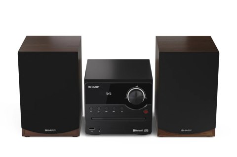 Sharp Sharp XL-B512(BR) Mikrosystem Hi-Fi, CD/FM/USB/Bluetooth v5.0, 45W, brązowy Sharp | Mikrosystem Hi-Fi | XL-B512(BR) | Port USB |