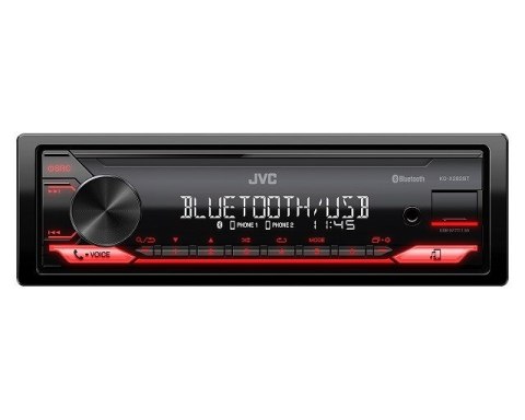 Radio samochodowe JVC KD-X282BT Bluetooth USB 1 DIN Czerwone