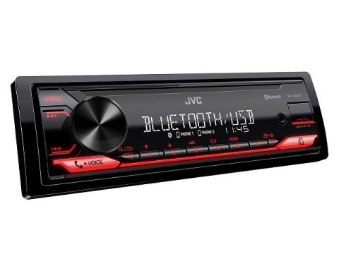 Radio samochodowe JVC KD-X282BT Bluetooth USB 1 DIN Czerwone