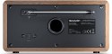 Sharp Radio cyfrowe Sharp DR-450(BR), FM/DAB/DAB+, Bluetooth 4.2, funkcja alarmu, brązowy | Sharp | Radio cyfrowe | DR-450(BR) | brązo